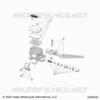 FRENO FRONTAL, LEVER AND MASTER CYLINDER
