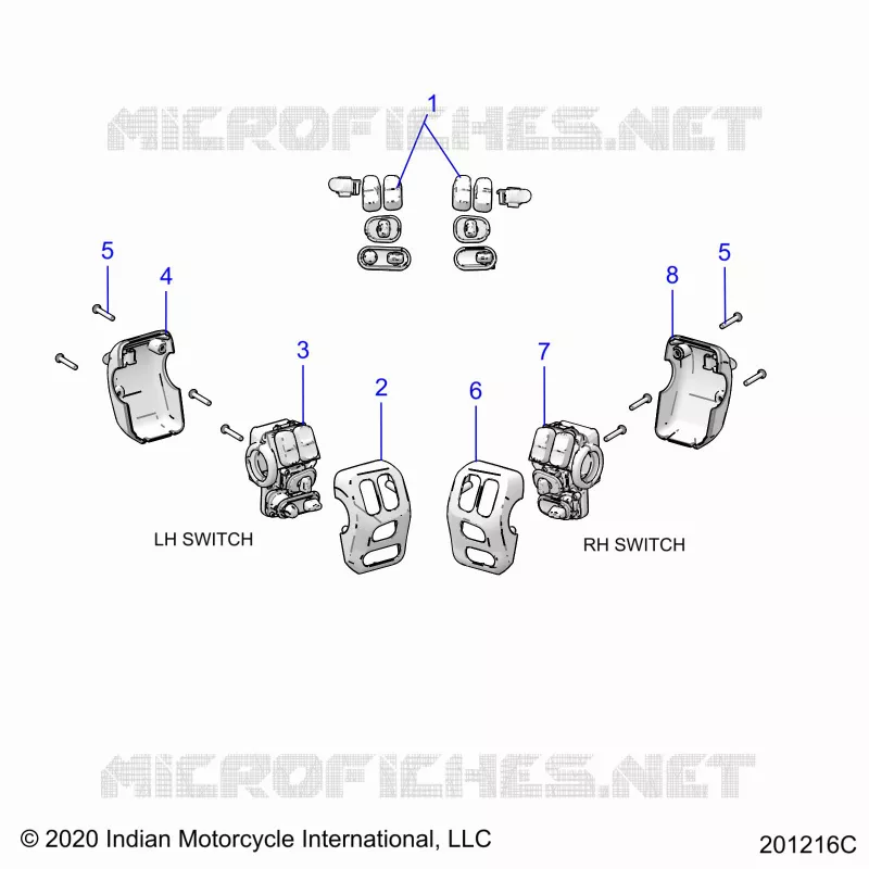 ELECTRICA, SWITCH CONTROLS, LH/RH