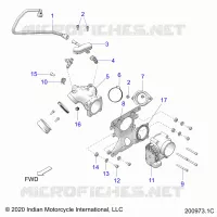 SISTEMA DE COMBUSTIBLE, FUEL CLAM SHELL/THROTTLE BODY