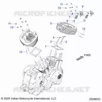ENGINE, CULATA ASM.