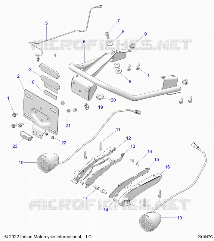 ELECTRICA, REAR LIGHTING AND TURN SIGNALS (PACIFIC MODELS ONLY)