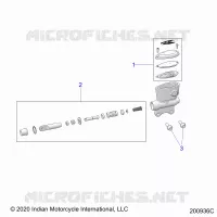 FRENO TRASERO, MASTER CYLINDER