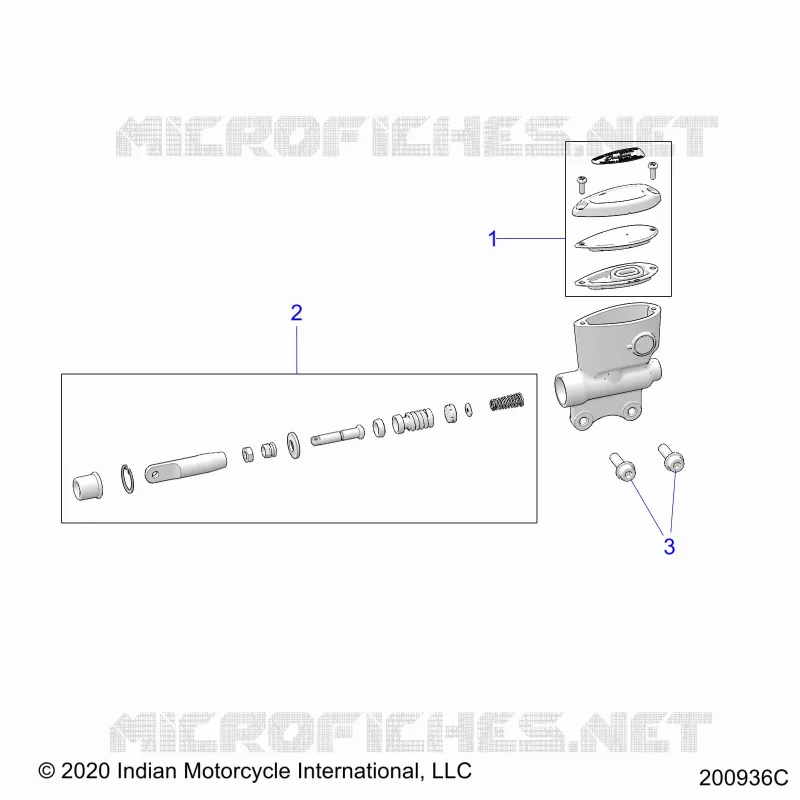 FRENO TRASERO, MASTER CYLINDER