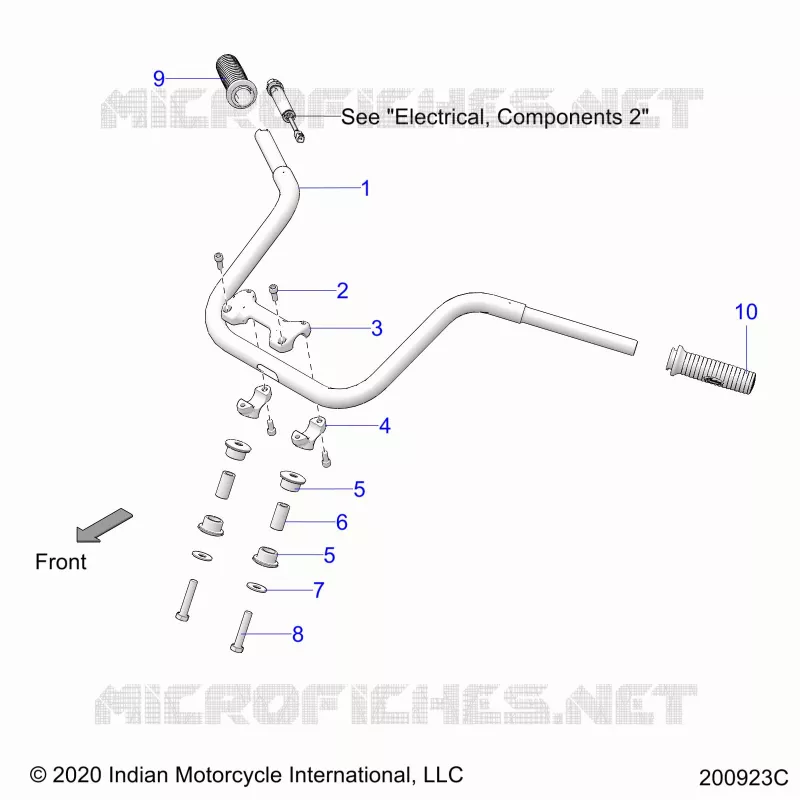 STEERING, SOPORTE DE MANILLAR AND GRIPS