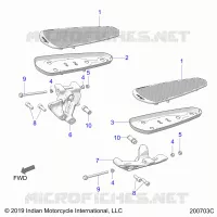 CHASSIS, FLOORBOARD, DRIVER