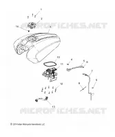 SISTEMA DE COMBUSTIBLE, FUEL TANK ASM.
