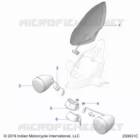 ELECTRICA, TURN SIGNAL, REAR AND TAILLIGHT
