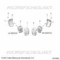 ELECTRICA, SWITCH CONTROLS, LH/RH