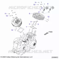 ENGINE, CULATA ASM.