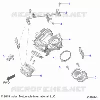 SISTEMA DE COMBUSTIBLE, FUEL RAIL/THROTTLE BODY