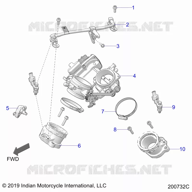 SISTEMA DE COMBUSTIBLE, FUEL RAIL/THROTTLE BODY