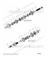 TREN, INPUT/OUTPUT SHAFT ASM.