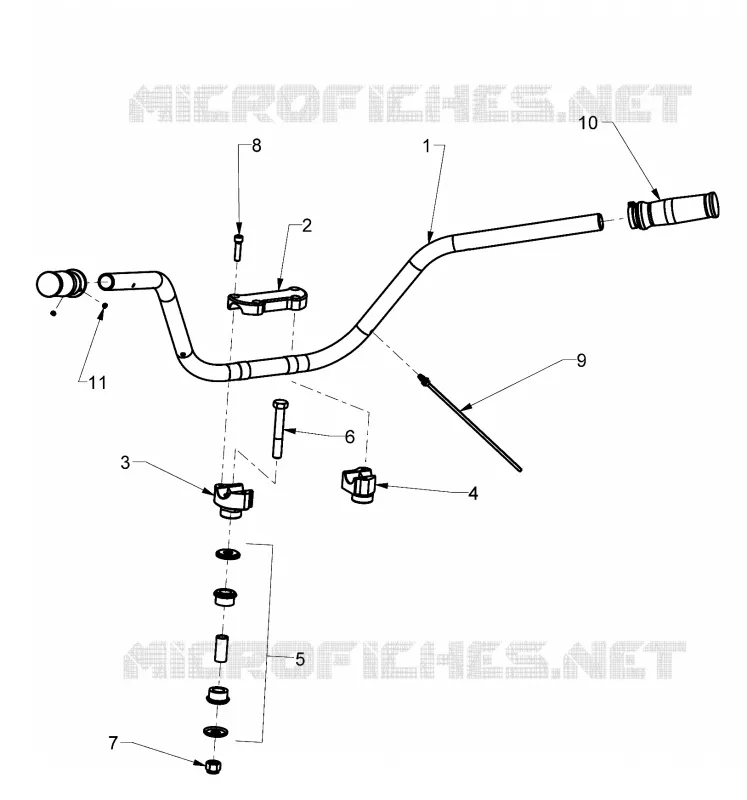 STEERING, HANDLEBAR MOUNTING - N131C/D/V ALL OPTIONS (INDIANHANDLEBAR12CC)