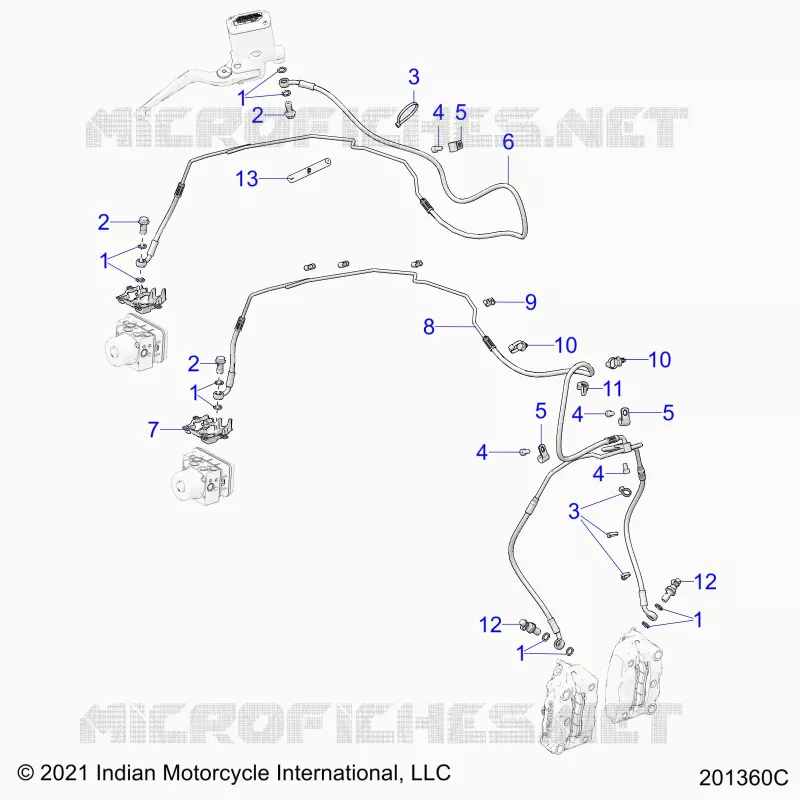 FRENOS, FRENO LINE, FRONT, ABS