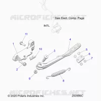 CHASIS, SIDE STAND