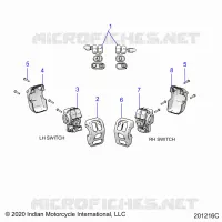 ELECTRICA, SWITCH CONTROLS, LH/RH