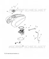 SISTEMA DE COMBUSTIBLE, FUEL TANK ASM.