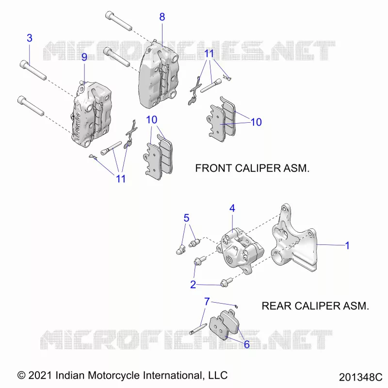 BRAKES, PINZA FRENO DELANTERA AND REAR