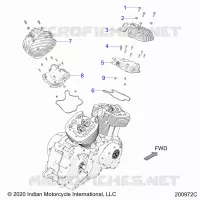 MOTOR, ROCKER COVERS
