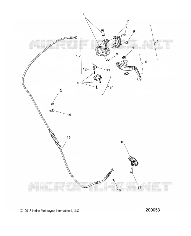 CONTROLS, PALANCA DE EMBRAGUE AND CABLE