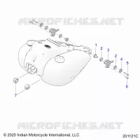 SISTEMA DE COMBUSTIBLE, FUEL TANK MOUNTING