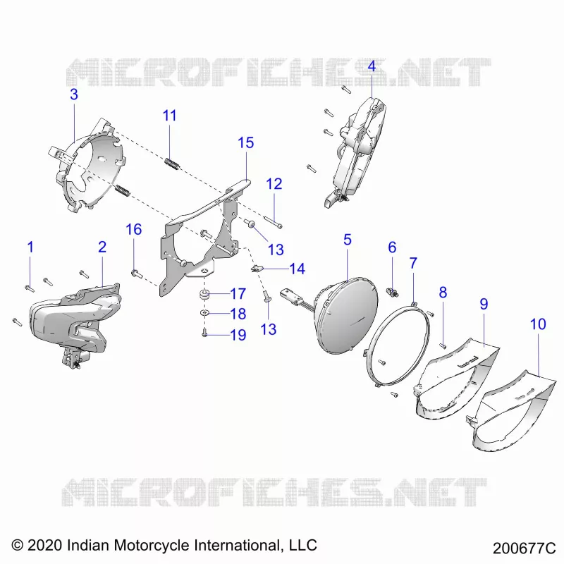 ELECTRICA, HEADLIGHT, FRONT TURN SIGNALS