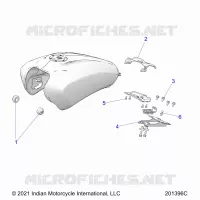 SISTEMA DE COMBUSTIBLE, FUEL TANK MOUNTING