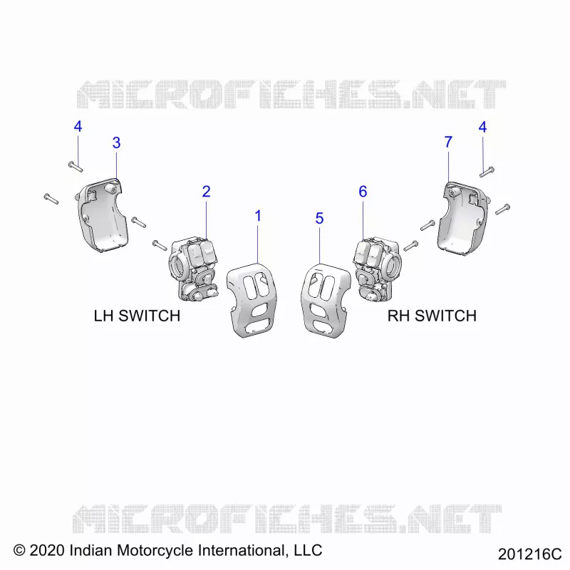 ELECTRICA, SWITCH CONTROLS, LH/RH