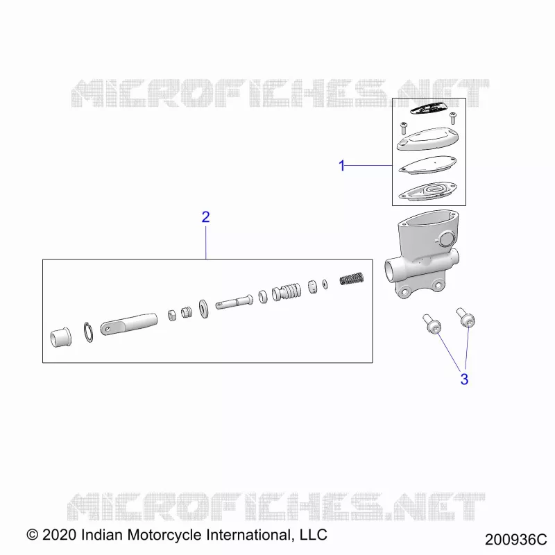 FRENO TRASERO, MASTER CYLINDER