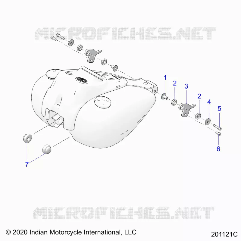 SISTEMA DE COMBUSTIBLE, FUEL TANK MOUNTING