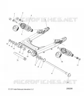 SUSPENSION, REAR ASM., BRAZO OSCILANTE AND SHOCKS