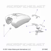 SISTEMA DE COMBUSTIBLE, FUEL TANK MOUNTING