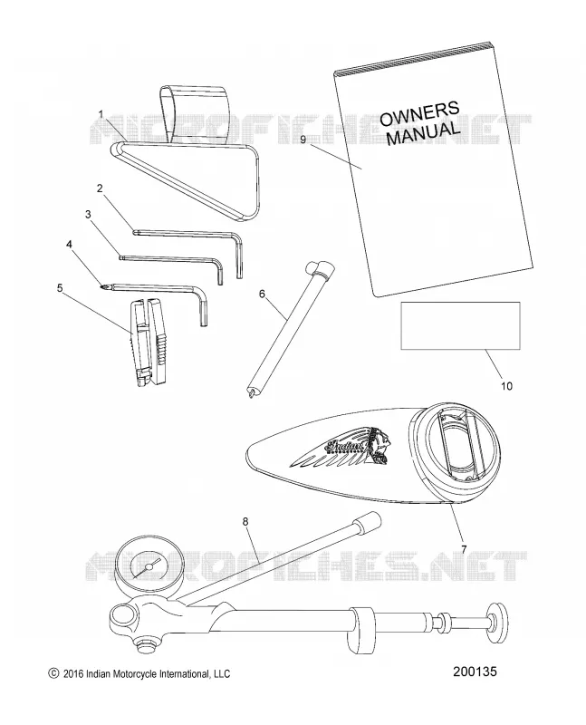 KIT DE HERRAMIENTA/OWNERS MANUAL