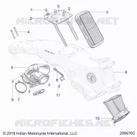 ENGINE, TOMA DE AIRE SYSTEM