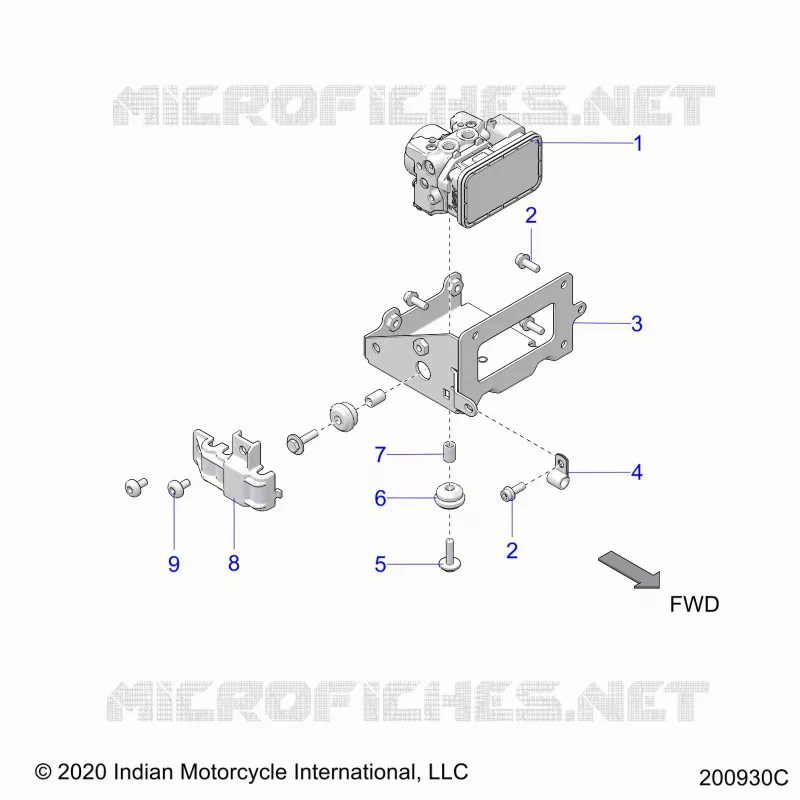 FRENOS, ABS MODULE ASM.