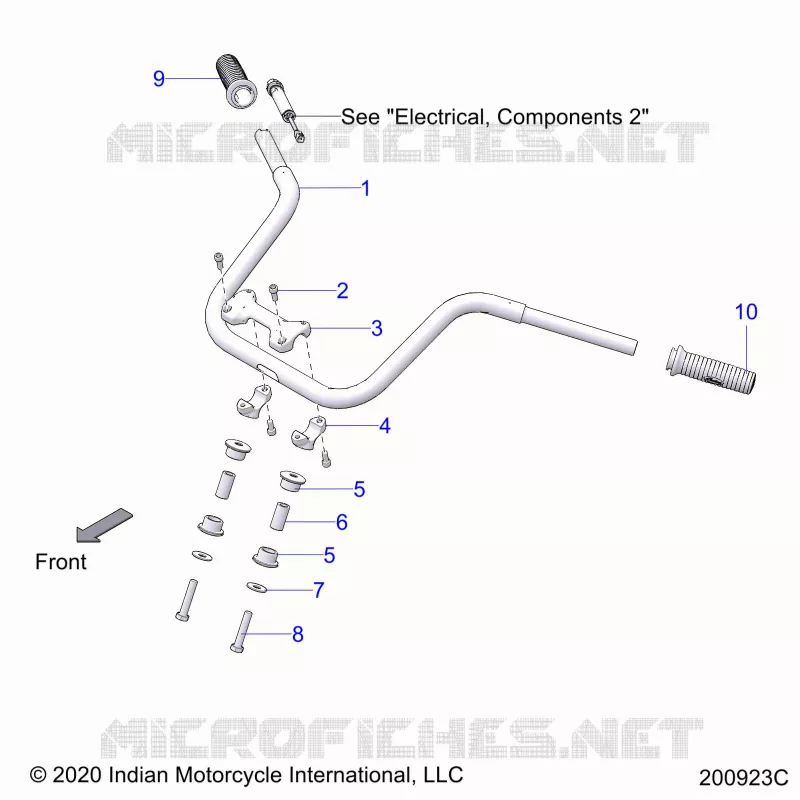 STEERING, SOPORTE DE MANILLAR AND GRIPS