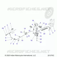 FRENO TRASERO ASM., W/ABS