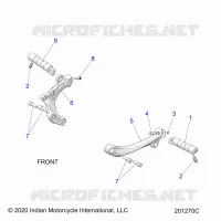 CHASSIS, FOOTPEGS