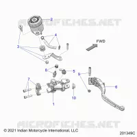 BRAKES, CILINDRO MAESTRO, FRONT
