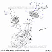 ENGINE, CULATA ASM.