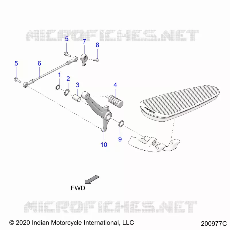 TREN, SHIFT PEDAL AND SHIFT LINKAGE