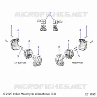 ELECTRICA, SWITCH CONTROLS, LH/RH