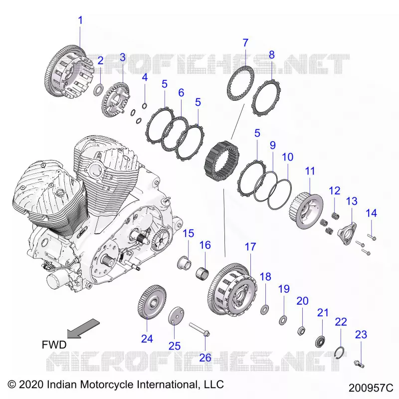 TREN, CLUTCH AND PRIMARY DRIVE