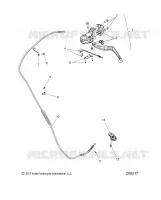 CONTROLS, PALANCA DE EMBRAGUE AND CABLE