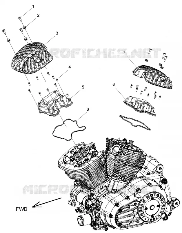 MOTOR, ROCKER COVERS