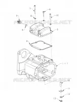 DRIVE TRAIN, TRANSMISSION HOUSING, TOP COVER - N131C/D/V ALL OPTIONS (INDIANTRANSHOUSING12CC)