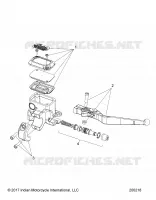FRENO FRONTAL, LEVER AND MASTER CYLINDER