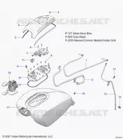 SISTEMA DE COMBUSTIBLE, FUEL TANK ASM.