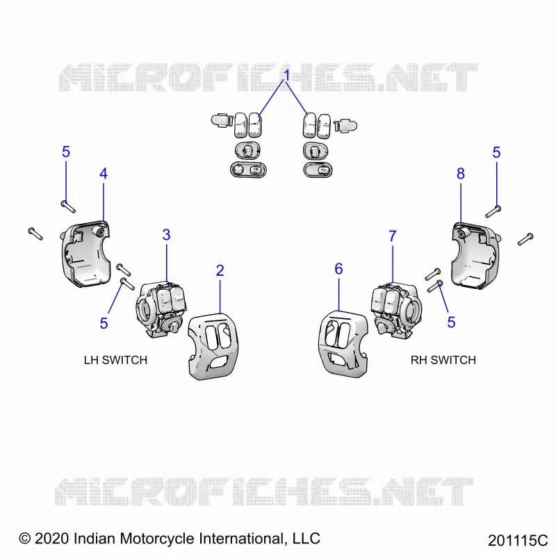 ELECTRICA, SWITCH CONTROLS, LH/RH