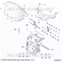 MERCADO ASM, WINDSHIELD MOUNT